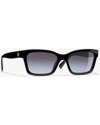 CHANEL - Square Sunglasses - Lyst