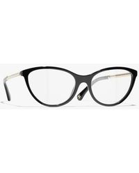 CHANEL - Cat-Eye Eyeglasses - Lyst