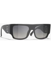 CHANEL - Square Sunglasses - Lyst