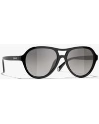 CHANEL - Pilot Sunglasses - Lyst