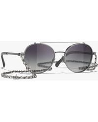 CHANEL - Pilot Sunglasses - Lyst