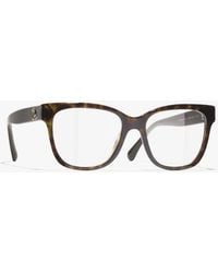 CHANEL - Square Eyeglasses - Lyst