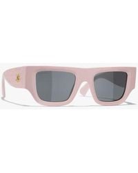 CHANEL - Square Sunglasses - Lyst