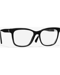 CHANEL - Square Eyeglasses - Lyst