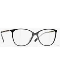 CHANEL - Square Eyeglasses - Lyst