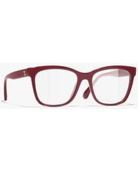 CHANEL - Square Eyeglasses - Lyst