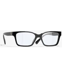 CHANEL - Rectangle Light Glasses - Lyst