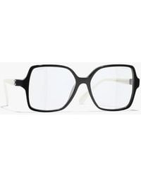 CHANEL - Square Light Glasses - Lyst