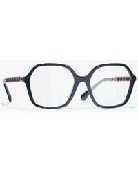 CHANEL - Square Eyeglasses - Lyst