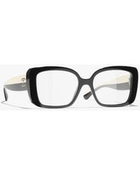 CHANEL - Square Eyeglasses - Lyst