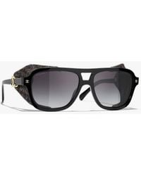 CHANEL - Pilot Sunglasses - Lyst