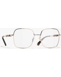CHANEL - Square Eyeglasses - Lyst