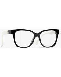 CHANEL - Square Eyeglasses - Lyst
