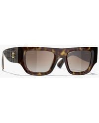CHANEL - Square Sunglasses - Lyst