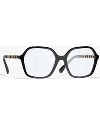 CHANEL - Square Light Glasses - Lyst