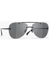 CHANEL - Pilot Sunglasses - Lyst