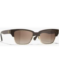 CHANEL - Cat-Eye Sunglasses - Lyst