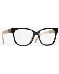 CHANEL - Square Eyeglasses - Lyst
