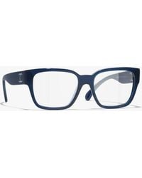 CHANEL - Square Eyeglasses - Lyst