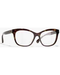 CHANEL - Square Eyeglasses - Lyst