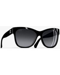 CHANEL - Square Sunglasses - Lyst