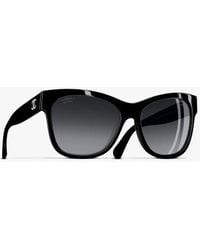 CHANEL - Square Sunglasses - Lyst