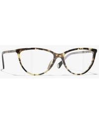 CHANEL - Cat Eye Eyeglasses - Lyst