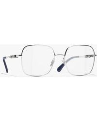 CHANEL - Square Eyeglasses - Lyst