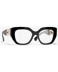CHANEL - Cat Eye Eyeglasses - Lyst