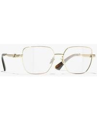 CHANEL - Square Eyeglasses - Lyst