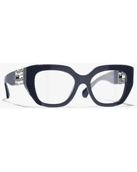 CHANEL - Cat Eye Eyeglasses - Lyst