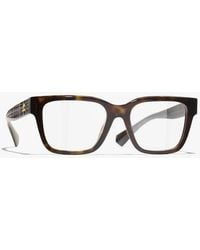 CHANEL - Square Eyeglasses - Lyst