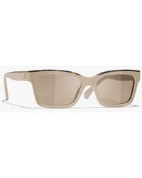 CHANEL - Square Sunglasses - Lyst