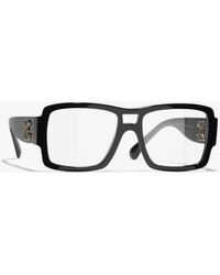 CHANEL - Pilot Eyeglasses - Lyst
