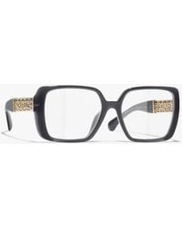 CHANEL - Square Eyeglasses - Lyst