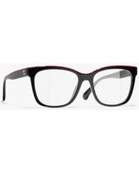 CHANEL - Square Eyeglasses - Lyst