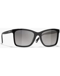 CHANEL - Rectangle Sunglasses - Lyst