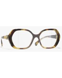 CHANEL - Square Eyeglasses - Lyst
