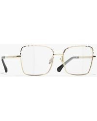 CHANEL - Square Eyeglasses - Lyst