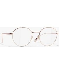 CHANEL - Oval Eyeglasses - Lyst