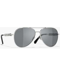 CHANEL - Pilot Sunglasses - Lyst