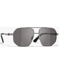 CHANEL - Pilot Sunglasses - Lyst