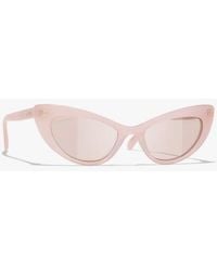 CHANEL - Cat-Eye Sunglasses - Lyst