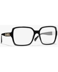 CHANEL - Square Light Glasses - Lyst