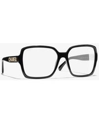 CHANEL - Square Light Glasses - Lyst