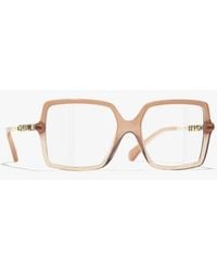 CHANEL - Square Eyeglasses - Lyst