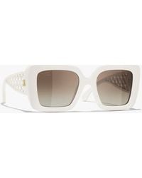 CHANEL - Square Sunglasses - Lyst