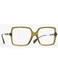 CHANEL - Square Eyeglasses - Lyst