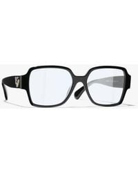 CHANEL - Square Light Glasses - Lyst