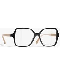 CHANEL - Square Eyeglasses - Lyst